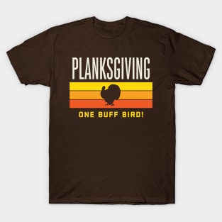 Planksgiving Fitness Thanksgiving Plank Challenge Workout T-Shirt